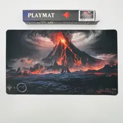 Official Ultra Pro Mount Doom Playmat LOTR Lord of the Rings MTG Magic Very Rare - Image 1