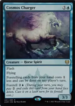 051/285 COSMOS CHARGER RARE KALDHEIM MTG CARD - Image 1