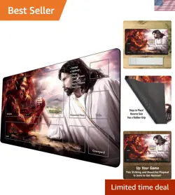 Non-Slip MTG Game Playmat with Colorful Design - Includes Storage Bag! - Image 1
