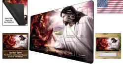 Non-Slip MTG Game Playmat with Colorful Design - Includes Storage Bag! - Image 2