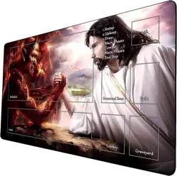 Non-Slip MTG Game Playmat with Colorful Design - Includes Storage Bag! - Image 3