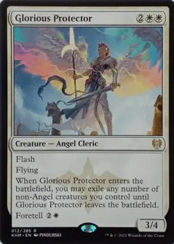 012/285 GLORIOUS PROTECTOR RARE KALDHEIM MTG CARD - Image 1