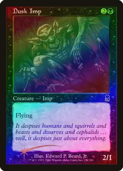 Dusk Imp FOIL Odyssey NM Black Common MAGIC THE GATHERING MTG CARD ABUGames - Image 1