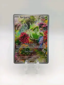 Sprigatito 196/193 Sv02: Paldea Evolved Holo Pokemon Illustration Rare NEAR MINT - Image 1