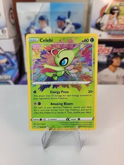 Celebi 009/185 Vivid Voltage Amazing Rare 2020 Pokemon TCG Near Mint - Image 1
