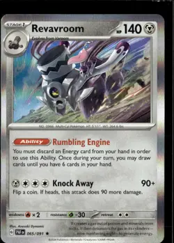 Pokemon Revavroom 065/091 Paldean Fates Non Holo Rare 5 Card Lot - Image 1
