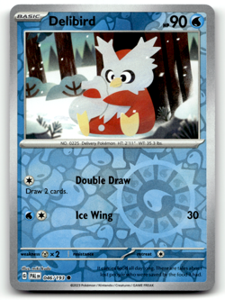 Pokemon TCG - Delibird 046/193 - Reverse Foil - Scarlet & Violet Paldea Evolved - Image 1