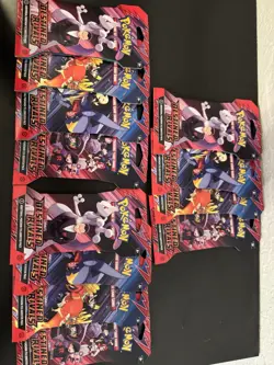 3 Set of (4) Pokemon Destined Rivals Single Sleeved Blister Booster Pack - Image 1