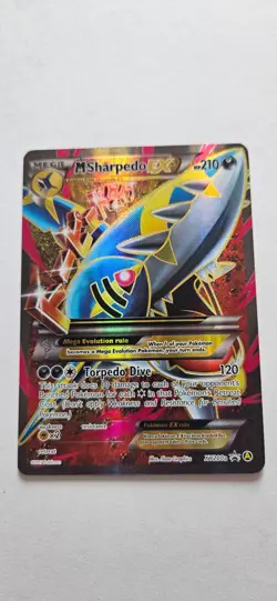 Pokemon M Sharpedo EX XY200a XY Collection Alternate Art Full Art Promo - NM - Image 1
