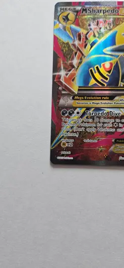 Pokemon M Sharpedo EX XY200a XY Collection Alternate Art Full Art Promo - NM - Image 4
