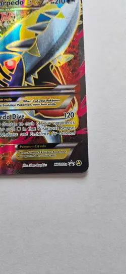 Pokemon M Sharpedo EX XY200a XY Collection Alternate Art Full Art Promo - NM - Image 5