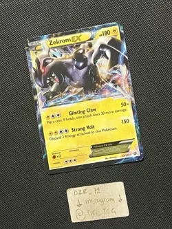 Pokemon Legendary Treasures - Zekrom Ex- 52/113 - Full Art Rare - NM/LP - Image 3