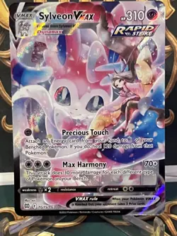 Sylveon VMAX Ultra Rare Pokemon TCG SWSH09: Brilliant Stars Trainer Gallery TG15 - Image 2