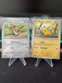 Pokemon - Pikachu And Eevee Pokemon Together Promos Sealed - Image 1