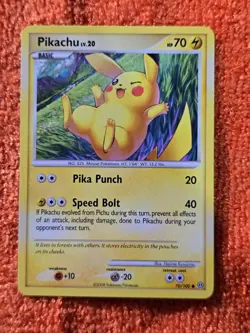 2008 Pokemon Diamond and Pearl Stormfront #70 Pikachu, C, NF/H, cd1 - Image 1