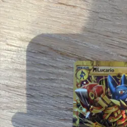 2014 Pokemon XY Furious Fists M Lucario EX Secret Rare 113/111 Holo NM- - Image 4