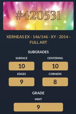 ACE 9 Xerneas EX 146/146 | 2014 XY Base Full Art | Pokemon TCG - Image 3