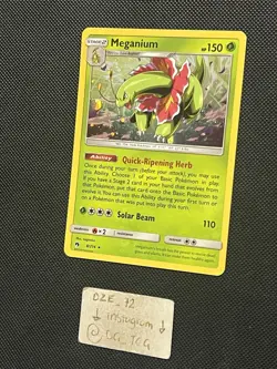 Pokemon Lost Thunder - Meganium - 8/214 - COSMOS Holo Rare Promo - NM - Image 4