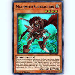 Yugioh Mathmech Subtraction MYFI-EN004 1st Edition Super Rare - NM 💎 - Image 1