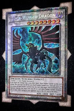 Black-Winged Dragon DABL-EN100 Starlight Rare 1st Edition Yugioh - Image 1