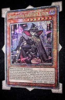 Diabellstar the Black Witch RA04-EN047 Quarter Century Rare 1st Edition Yugioh - Image 1