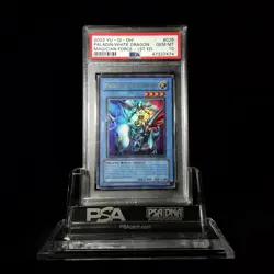 💎 PSA 10 Yugioh 1st Paladin of White Dragon - 1st Ed MFC-026 lob blue eyes 💎 - Image 1