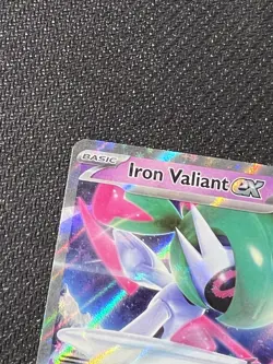 Iron Valiant ex 089/182 Sv04: Paradox Rift Holo Pokemon TCG - Image 2