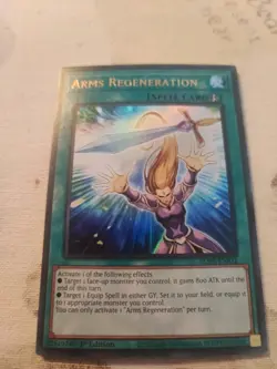 YU-GI-OH! Arms Regeneration BLMR-EN032. 1st Ed. Ultra Rare Spell. TCG CCG Yugioh - Image 1