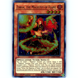 Yugioh Zoroa, the Magistus of Flame GEIM-EN002 1st Edition Ultra Rare - VLP-NM💎 - Image 1