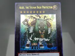 YuGiOh Alsei, the Sylvan High Protection LVAL-EN052 1st Edition Ultra Rare LP - Image 2