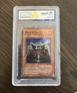 2002 Yugioh SDK-041 Lord of D. Super Rare 1st Edition WCG 10 Gem Mint - Image 1