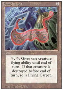 MTG magic cards 1x Flying Carpet 3rd Edition Revised Light Play, English - Image 1