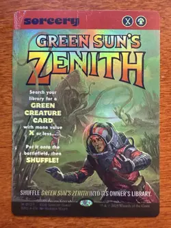 Magic The Gathering - Edge Of Eternities Green Sun's Zenith Special Guest Foil - Image 1