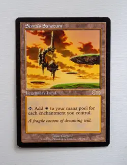 MTG Serra's Sanctum Urza's Saga 325/350 Magic The Gathering LP - Image 1