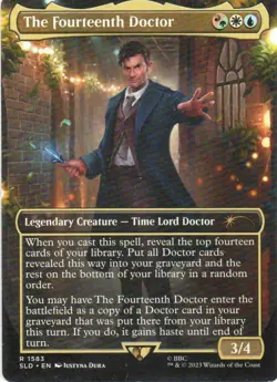 MTG: Secret Lair Drop Series: The Fourteenth Doctor: Lightly Played Condition - Image 1