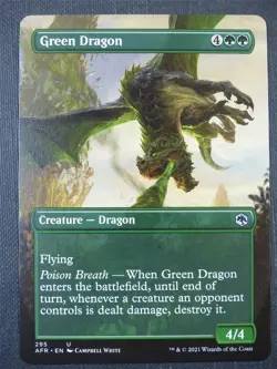 Green Dragon Showcase - Mtg Card #T5 - Image 1