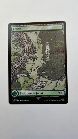 MTG LOTR Forest #281 Tales of Middle-Earth Magic the Gathering Unplayed - Image 1