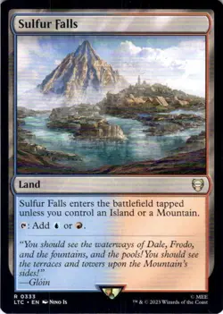MTG 4x Sulfur Falls (333) | NM | Commander: Lord of the Rings (LTC) - Image 2