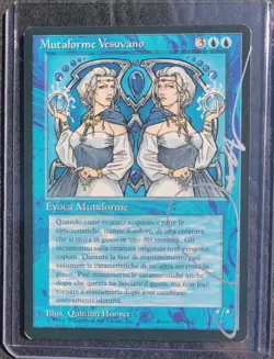 Vesuvan Doppelganger Italian FBB 4th Edition - NM SIGNED Quinton Hoover MtG 1994 - Image 1