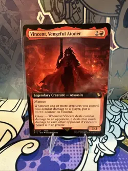 MTG Final Fantasy - Vincent, Vengeful Atoner (0157 Extended Art) - Image 1