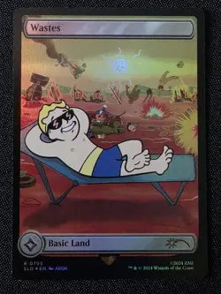 Wastes (795) - Full Art (Rainbow Foil) Secret Lair Drop Foil - Image 1