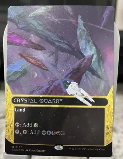MTG-EOS Crystal Quarry Borderless Galaxy Foil - Image 1