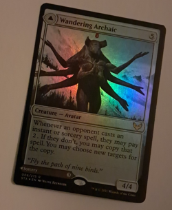 Wandering Archaic Foil NM MTG Strixhaven Magic the Gathering - Image 1