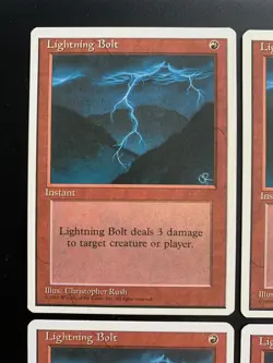 MTG | 4x Lightning Bolt | Fourth Edition | Magic The Gathering | *Kult - Image 2