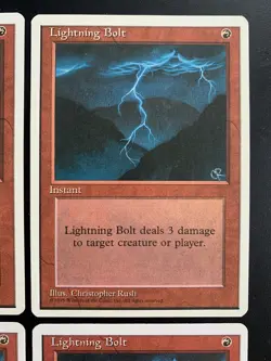 MTG | 4x Lightning Bolt | Fourth Edition | Magic The Gathering | *Kult - Image 3