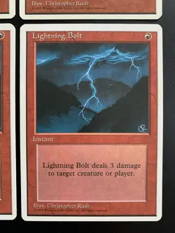 MTG | 4x Lightning Bolt | Fourth Edition | Magic The Gathering | *Kult - Image 5