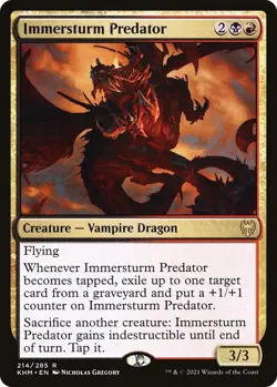 4x Immersturm Predator - Kaldheim - NM - German - MTG Vampire Dragon - Image 5