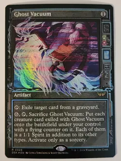 Ghost Vacuum (Showcase) [Duskmourn: House of Horror] Foil Near Mint 1x - Image 1