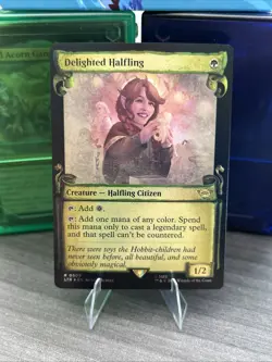 Delighted Halfling (Showcase Scrolls) LotR Tales of Middle-Earth Foil - Image 1