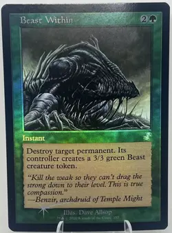 FOIL Beast Within ~ Time Spiral Remastered [ NearMint ] [ Magic MTG ] - Image 1